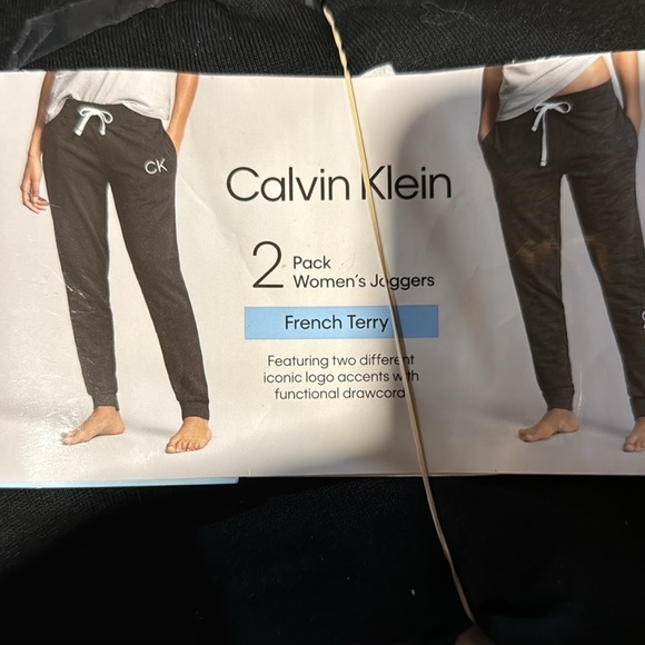 NWT 2 pack Calvin Klein women’s Gray Sweatpants. Size M. You get both! - Picture 3 of 7
